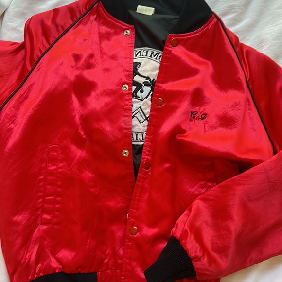Vintage satin bomber - Picture 2 of 2